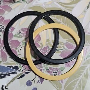 Set of Three Bakelite Bracelets